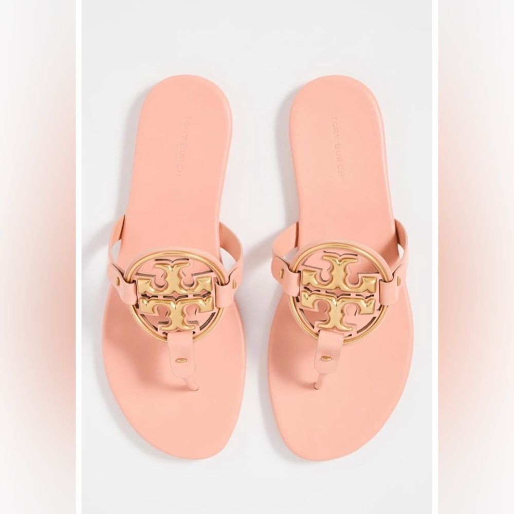 🚦Sold out 🚦TORY BURCH Miller Sandals sea shell pink - Picture 4 of 5